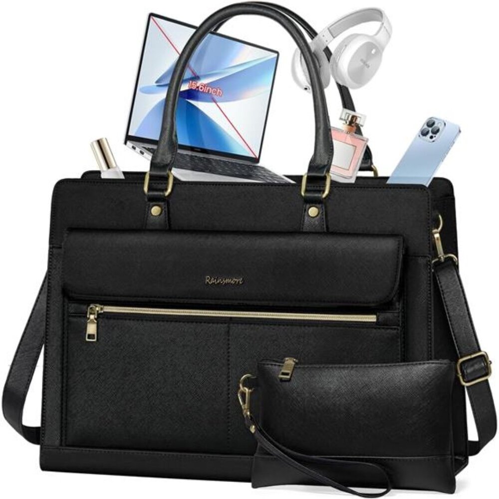 Laptop Bag for Women 15.6 Inch Laptop Tote Bag Business Office Work